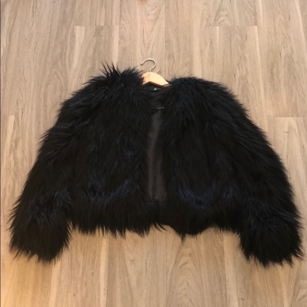Missguided Faux Fur Coat